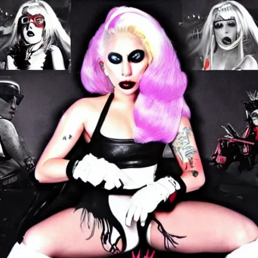 Prompt: lady gaga as harley queen