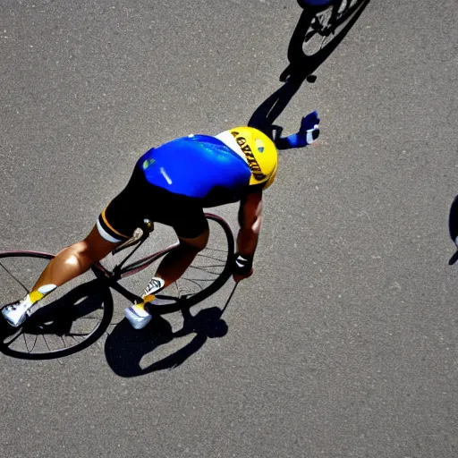 Image similar to Bicycle crash,Lance Armstrong, 8k, award winning photo