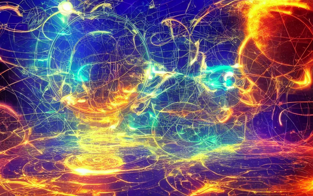 Image similar to prophecy of a techno - spiritual utopian gods, perfect future, award winning digital art