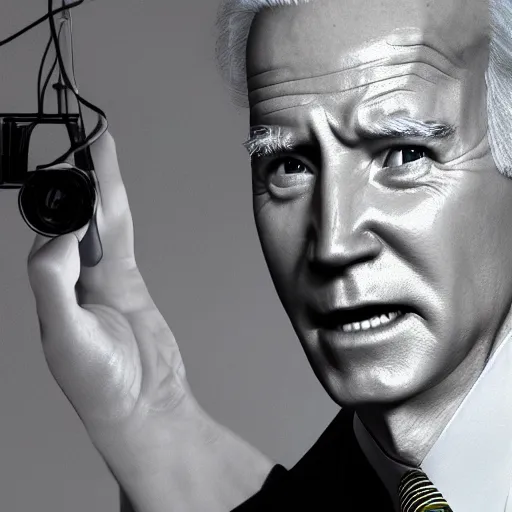 Image similar to hyperrealistic image of ace ventura disguised as joe biden, stunning 3 d render, inspired by istvan sandorfi & greg rutkowski & unreal engine, perfect symmetry, dim volumetric cinematic lighting, 8 k octane comprehensive render, extremely hyper - detailed, incredibly lifelike attributes, intricate, real flesh texture, masterpiece, artstation, stunning,