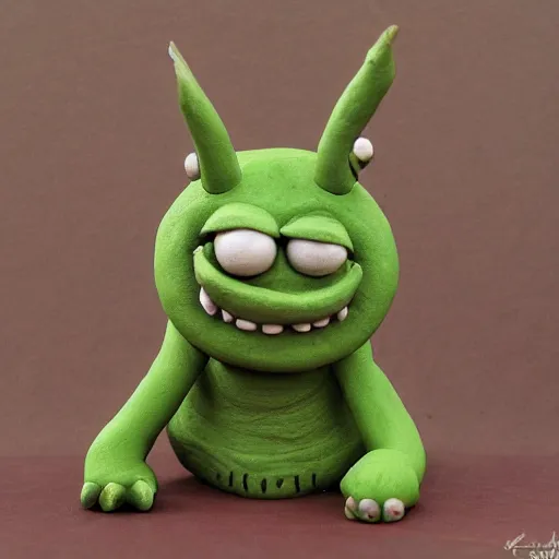 Image similar to cute clay monster santani deviantart