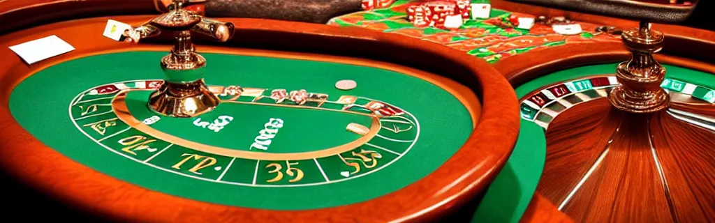 Prompt: ultra realistic photography of a casino table