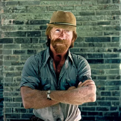 Prompt: Chuck Norris, photo, Photos by Steve McCurry