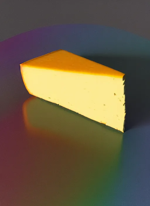 Image similar to rainbow piece of cheese, egon schiele, detailed, octane render