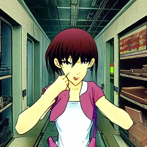 Image similar to Serial Experiments Lain action movie