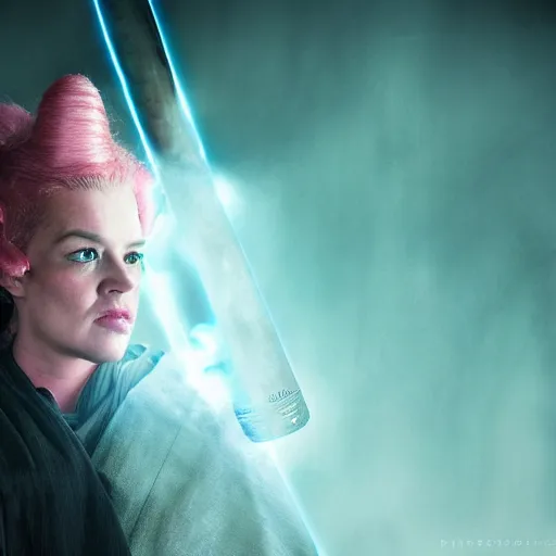 Prompt: pinkie pie as a sith lord, photograph by David Roemer