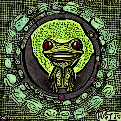 Image similar to ALL GLORY TO THE HYPNOTOAD