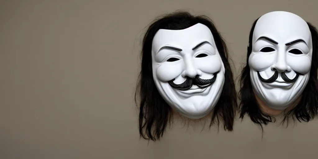 Image similar to anonymous mask, bolsonaro model