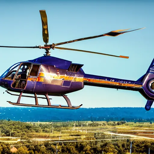 Image similar to high resolution photo of the helicopter from blue thunder, award winning photography.