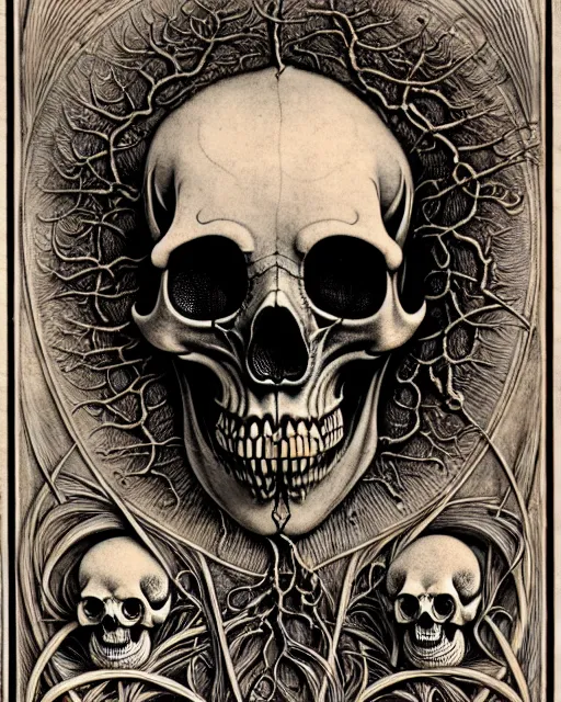 Image similar to art forms of nature by ernst haeckel, memento mori by arthur rackham, ornate antique porcelain beautiful skull mask, ultrasharp, photorealistic, hyperdetailed, octane render, polished, art nouveau, neo - gothic, gothic, intricate ornamental organic filigree, art nouveau botanicals, art forms of nature by ernst haeckel, horizontal symmetry, symbolist, visionary