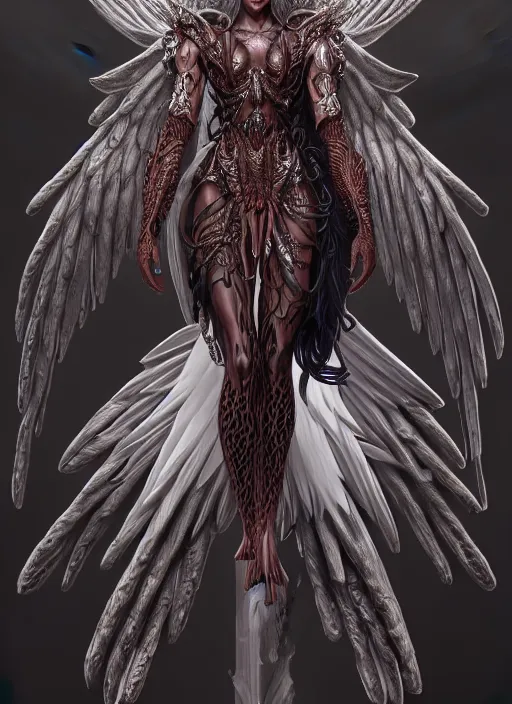 Image similar to hyper detailed ultra sharp of a beautiful azazello is one of the demonic and mystical characters in the work, a negative character in biblical stories, a fallen angel who opposed the will of god. trending on artstation, 8 k