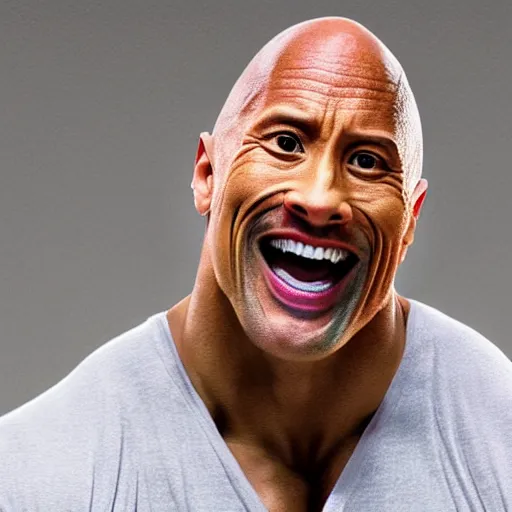 MY FACE WHEN DWAYNE JOHNSON - Dwayne Johnson (The Rock)