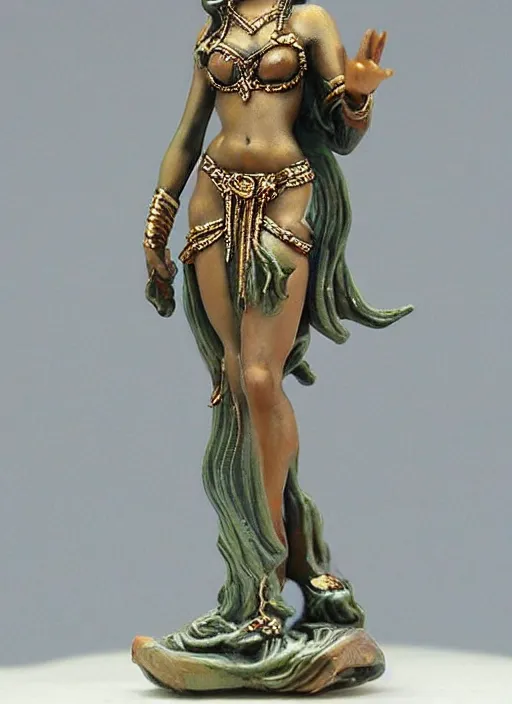 Prompt: Fine Image on the store website, eBay, Full body, 80mm resin detailed miniature of a Goddess