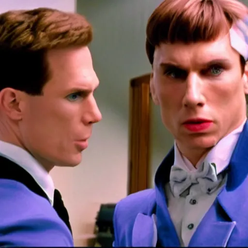 Image similar to Live Action Still of Jerma985 in Austin Powers, real life, hyperrealistic, ultra realistic, realistic, highly detailed, epic, HD quality, 8k resolution, body and headshot, film still