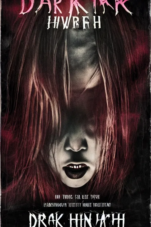 Image similar to indie horror movie poster for dark witch, 2 0 1 6