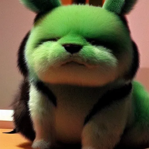 Image similar to real life pokemon, ultra realistic, extremely furry, cute