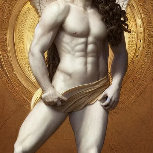 Image similar to Apollo the pale blond Greek God league of legends on his day off, long fluffy curly blond hair with Center parted curtain bangs, highly detailed, digital painting, artstation, concept art, golden ratio composition, smooth, sharp focus, illustration, ArtStation, art by artgerm and greg rutkowski and alphonse mucha and Edmund Blair Leighton and Charlie Bowater