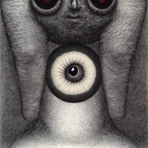 Image similar to portrait photo of a wool sock with giant eyes, face made from unfulfilled dreams, extremely high details, realistic, by MC Escher and Rene Margitte and Giuseppe Arcimboldo