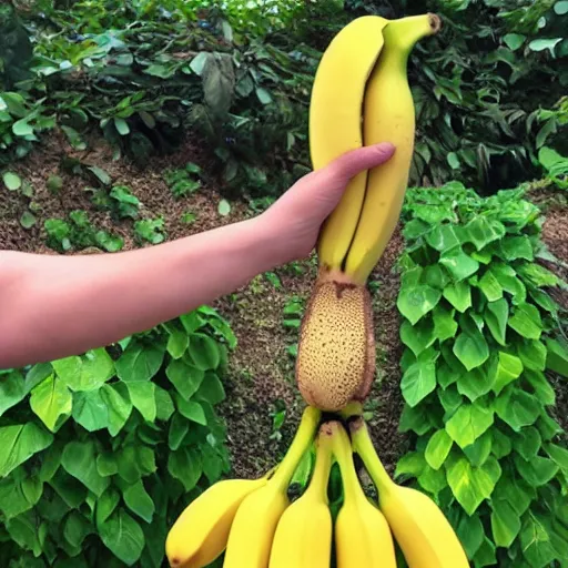 Image similar to A banana shaped like a bong