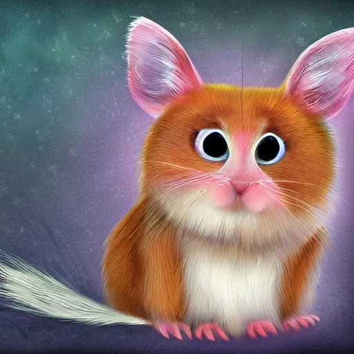 Image similar to cutest creature alive, digital art