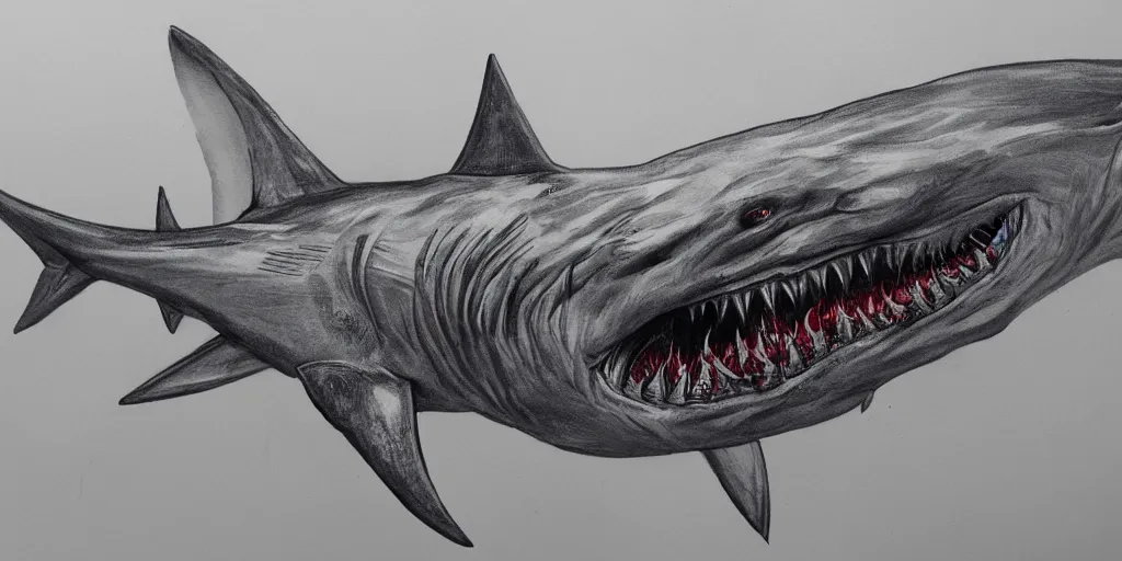 Image similar to flaming sharknado, highly detailed, realistic, trending on art station