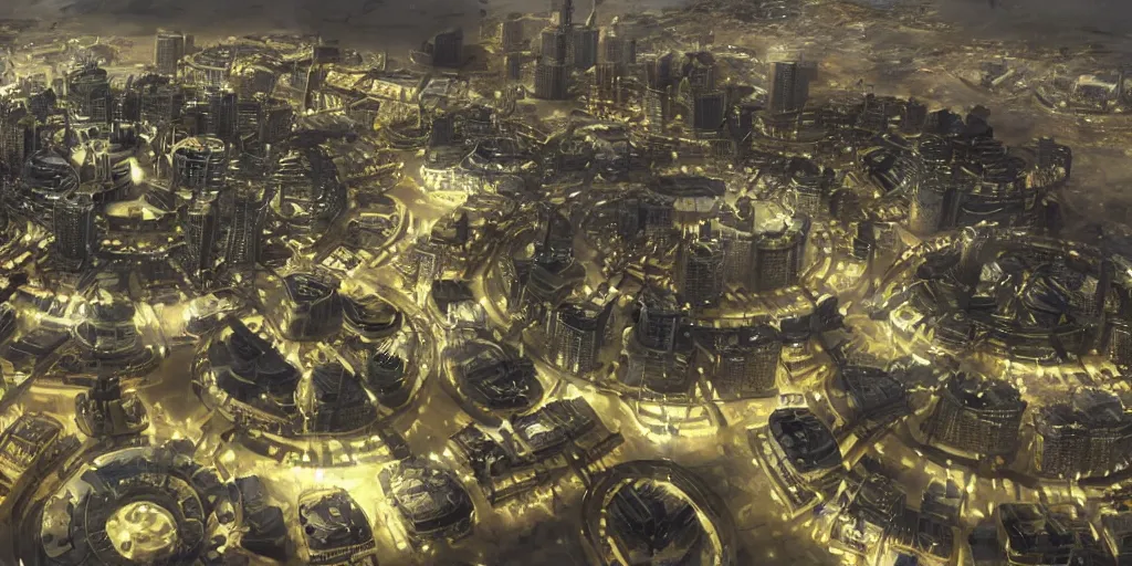 Image similar to Islamic futuristic city