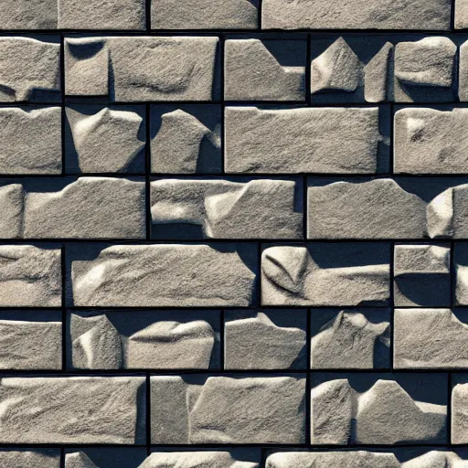 Prompt: stylized stone cladding texture by fortiche - trending on artstation and arcane, alexandre bourlet