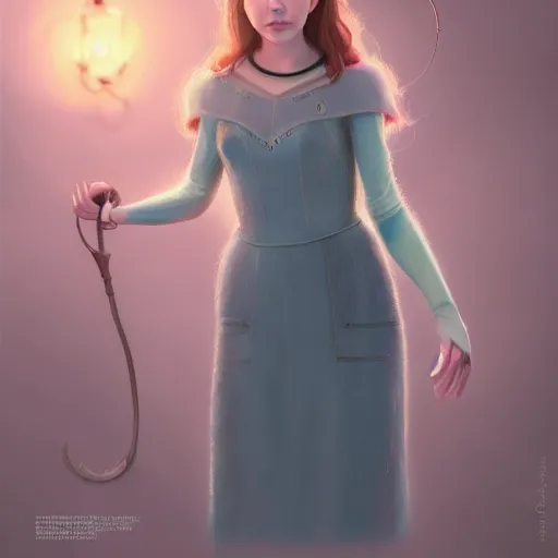 Image similar to a portrait of anya taylor - joy as a pixar character, beautiful, elegant, extremely detailed digital art, trending on artstation hyper realistic matte painting, by wlop, artgerm