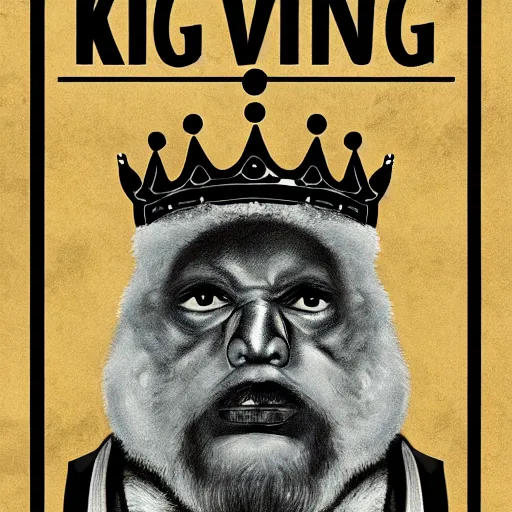 Prompt: king von poster, ilustrator, picsart, deviantart trending