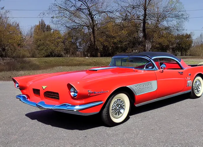 Prompt: 1958 pontiac firebird