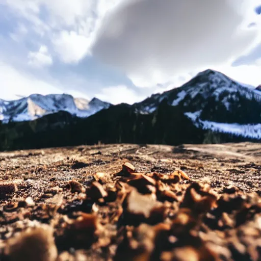 Image similar to sugar crystals in mountains drinking espresso