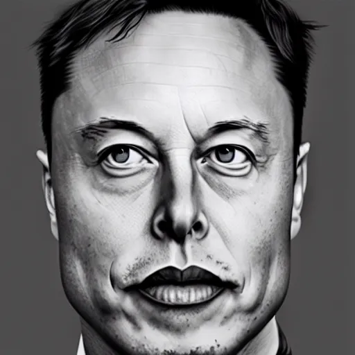 Prompt: elon musk with head like beets, portrait, hyper realistic, hyper detailed, cfg _ scale 1 5