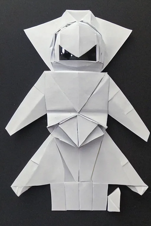 Image similar to origami astronaut