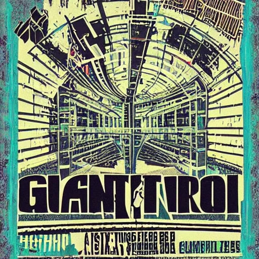 Prompt: “a poster for phish in toronto, phish playing giant tweezers”