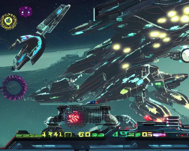 Image similar to sidescrolling videogame like R-type with a spaceship shooting at a boss skull, boss fight, scifi, bullet patterns, shmup, 4K, UHD, HDR