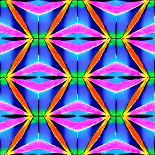 Prompt: illusory motion dazzle two - color symmetry pattern, void, perlin noise prismatic optical illusion