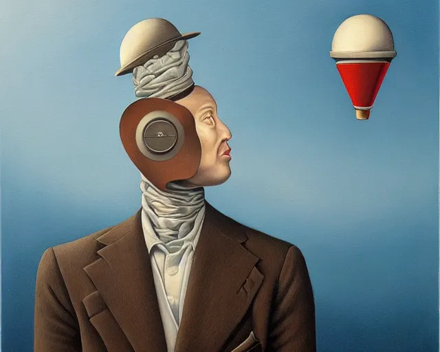 Image similar to lost opportunities - - thr trevakla of man, an ultrafine detailed painting by rafal olbinski, behance contest winner, pop surrealism, detailed painting, very detailed, minimalist, skeuomorphic, airbrush art