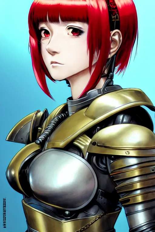 Prompt: portrait of Anime sister of battle, bikini armor, Warhammer 40000, cute-fine-face, red-short-hair pretty face, realistic shaded Perfect face, fine details. Anime. realistic shaded lighting by Ilya Kuvshinov katsuhiro otomo ghost-in-the-shell, magali villeneuve, artgerm, rutkowski, WLOP Jeremy Lipkin and Giuseppe Dangelico Pino and Michael Garmash and Rob Rey