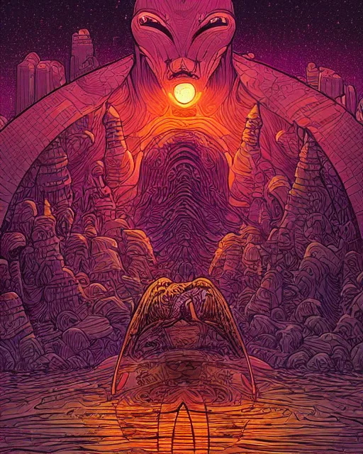 Image similar to the most amazing dream, dan mumford, moebius, hd, digital illustration