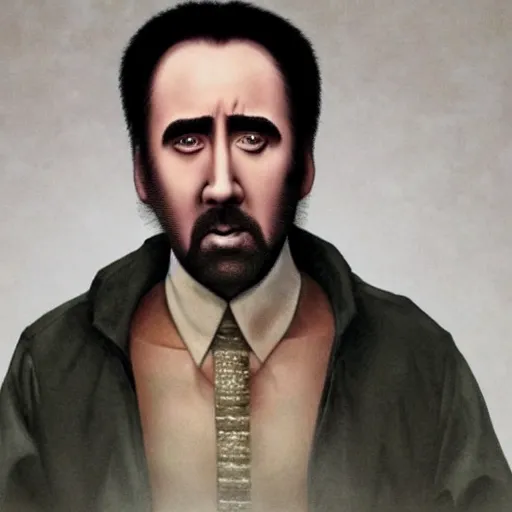 Image similar to nicolas cage from africa
