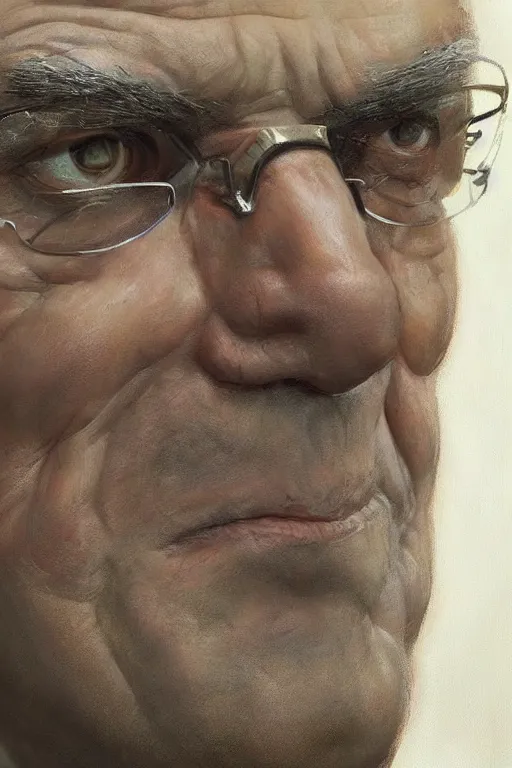 Prompt: Ion Iliescu, closeup character portrait art by Donato Giancola, Craig Mullins, digital art, trending on artstation