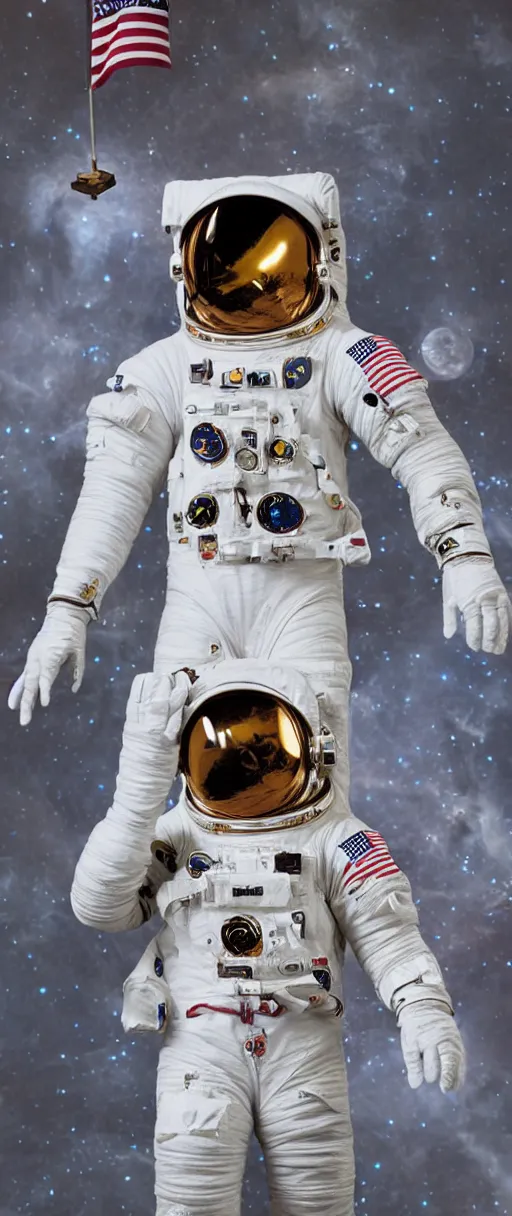 Image similar to Astronaut T pose, whole body, photography