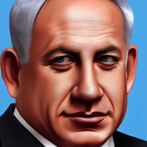 Image similar to benjamin netanyahu picture, photorealistic, detailed, photograph