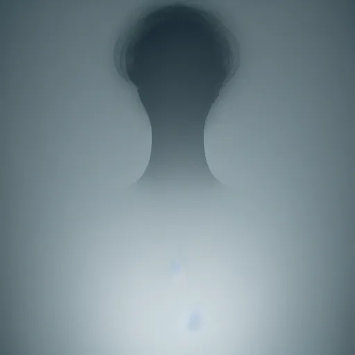 Prompt: specs of dust floating in the shape of a human who is no longer there, sun beam, concept art, 8K, UE5