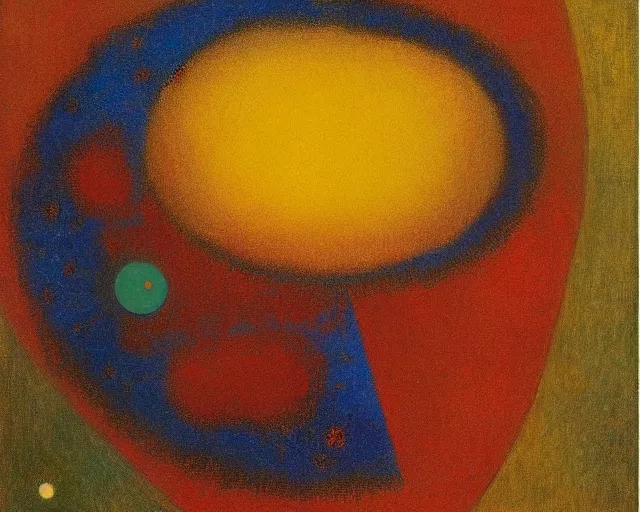 Image similar to Void of the soul. Odilon Redon. Dali. Roberto Matta.