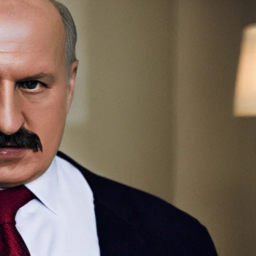 Image similar to Alexander Lukashenko as Dr. House, cinematic still