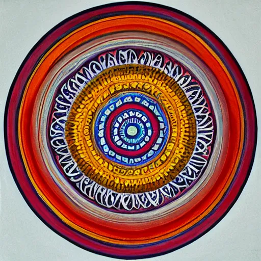 Image similar to a mandala