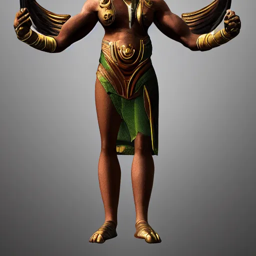 Image similar to the god of Anubis,human, artstation