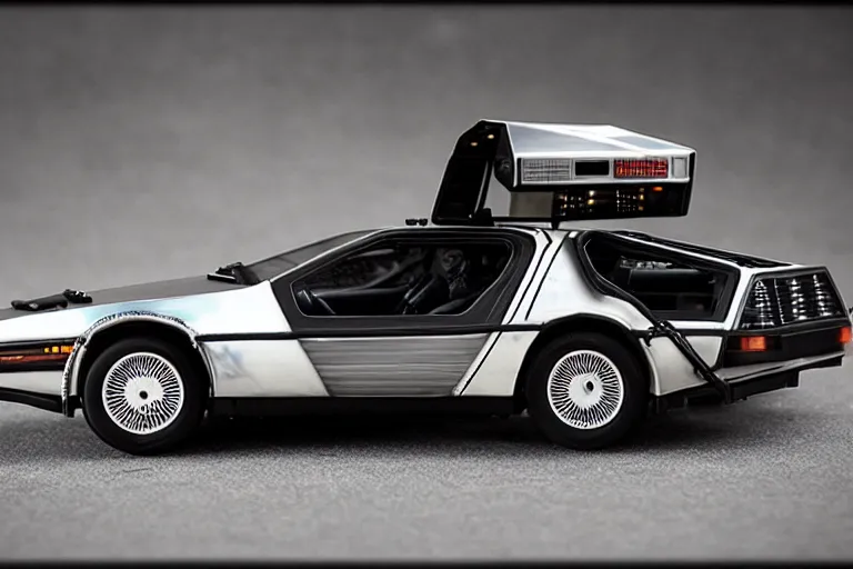 Image similar to cyberpunk 1 9 2 2 delorean