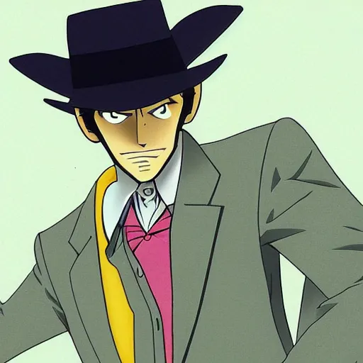 Prompt: Jigen Daisuke from Lupin the Third